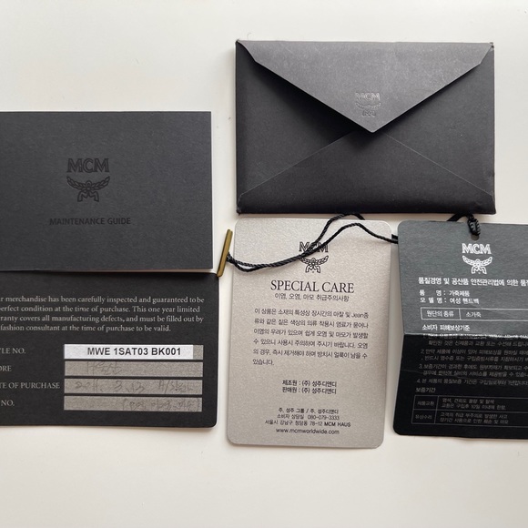 MCM leather satchel bag. Medium size. Full grain leather. - Picture 11 of 17